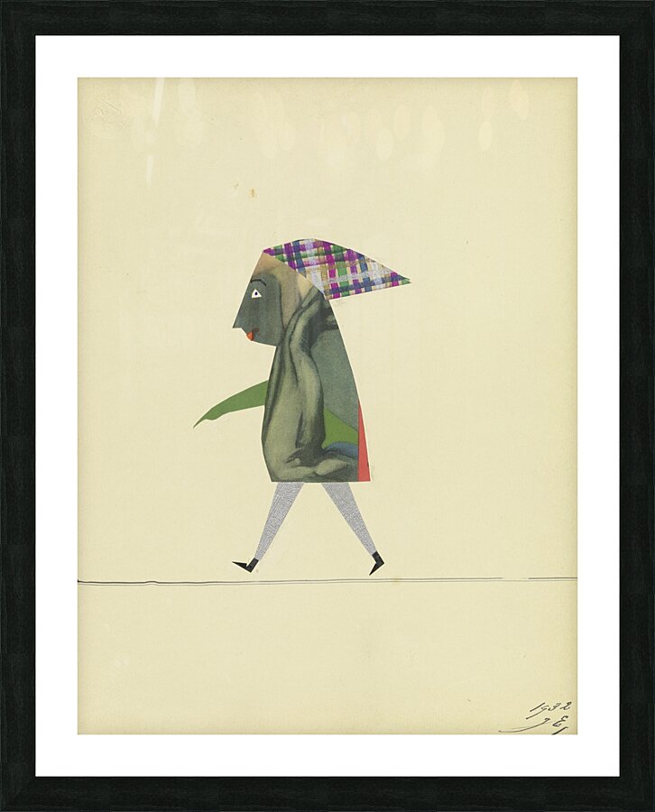 Untitled 1932  My Pictures Become Wilder and Wilder By John Elsas Picture Frame print