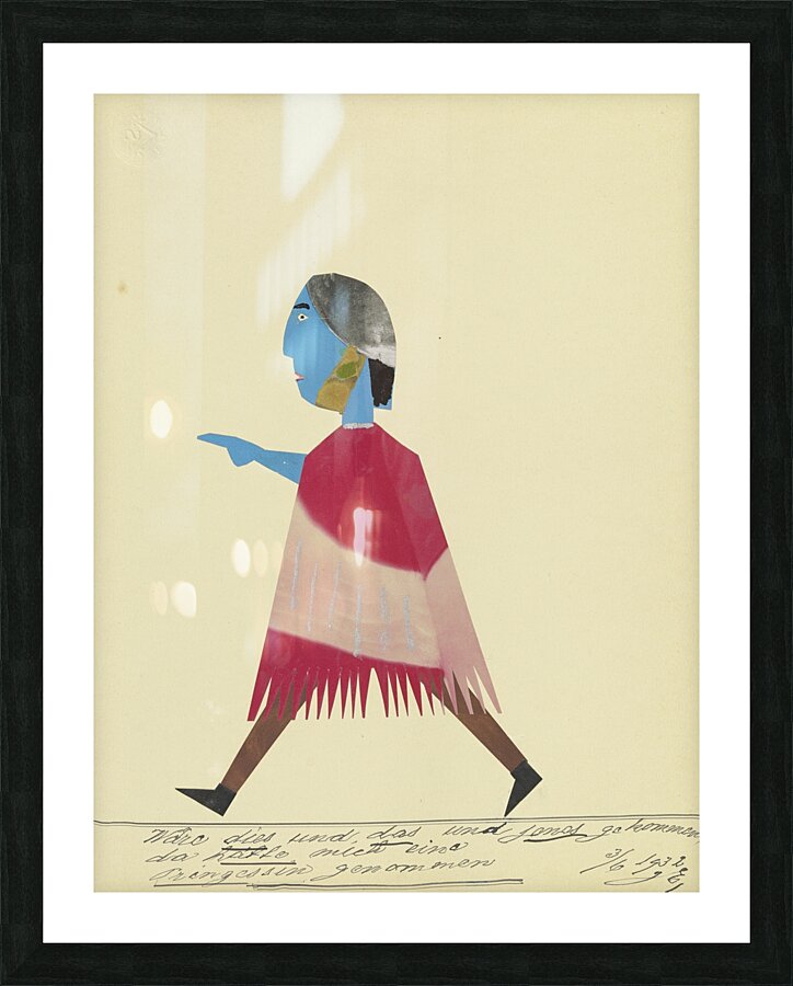 ‘Wäre dies und das …’ 1932  My Pictures Become Wilder and Wilder By John Elsas Picture Frame print