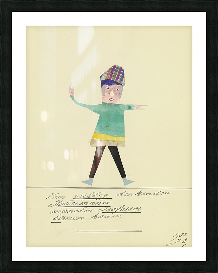 ‘Vom richtig denkenden Bauermann …’ 1932  My Pictures Become Wilder and Wilder By John Elsas Picture Frame print