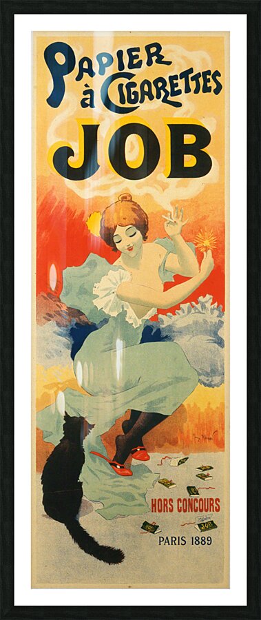 Papier À Cigarettes Job 1894 Posters by Georges Meunier Picture Frame print