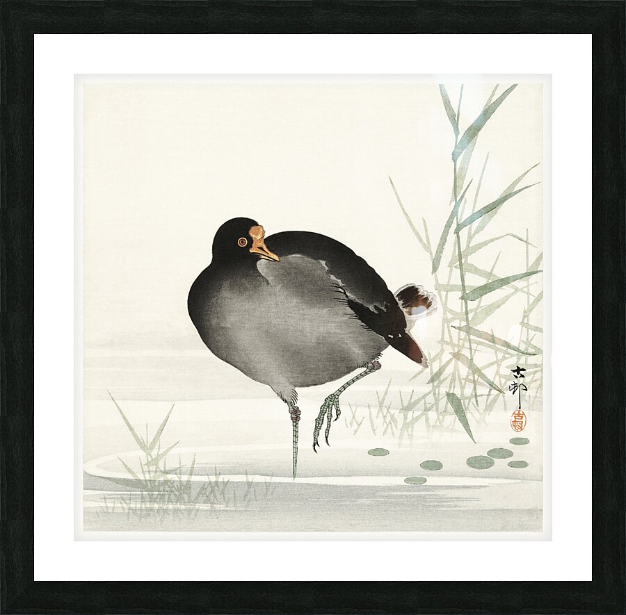 Torii in the snow 1900 - 1910 by Ohara Koson 1877-1945. Picture Frame print