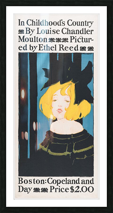 In Childhoods Country by Ethel Reed. Picture Frame print