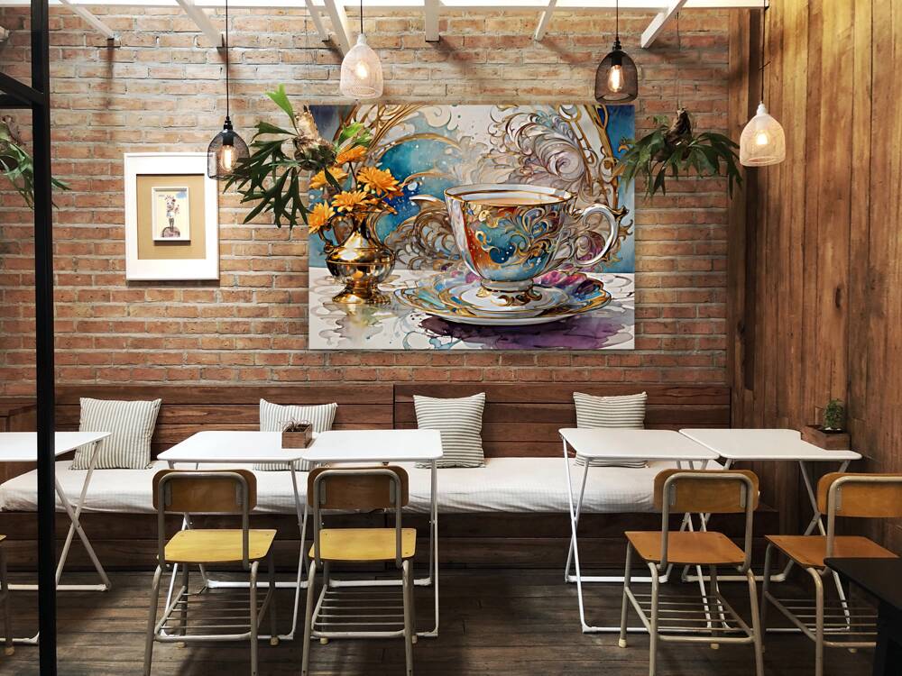 A dainty table By ISHISH Reproduction