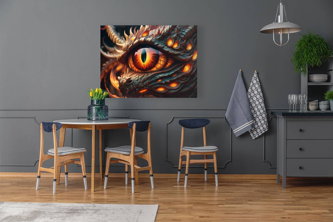 Eye of the Evil Dragon By ISHISH Reproduction