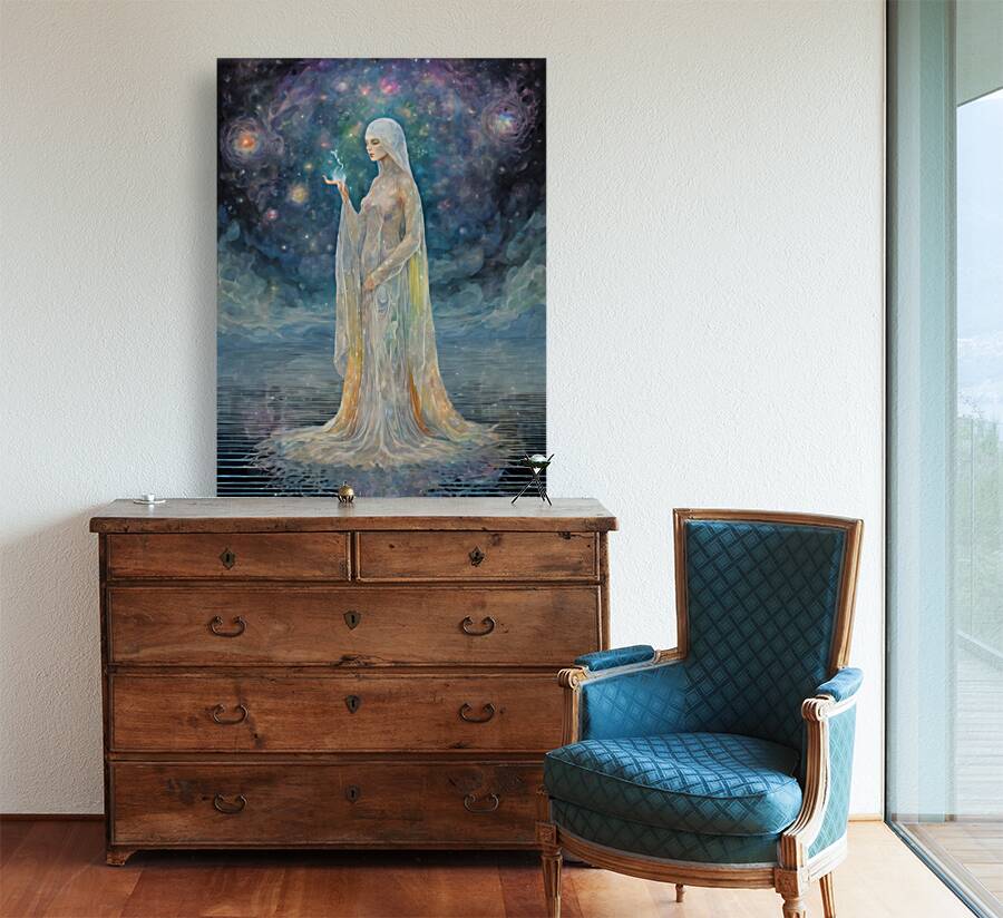 The Mystical Lady By ISHISH Reproduction