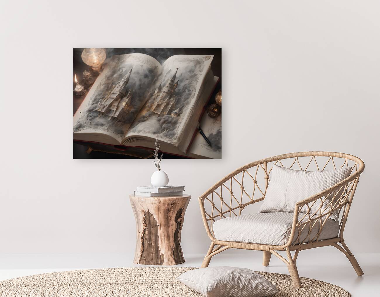 Fabled Castle Book By ISHISH Reproduction