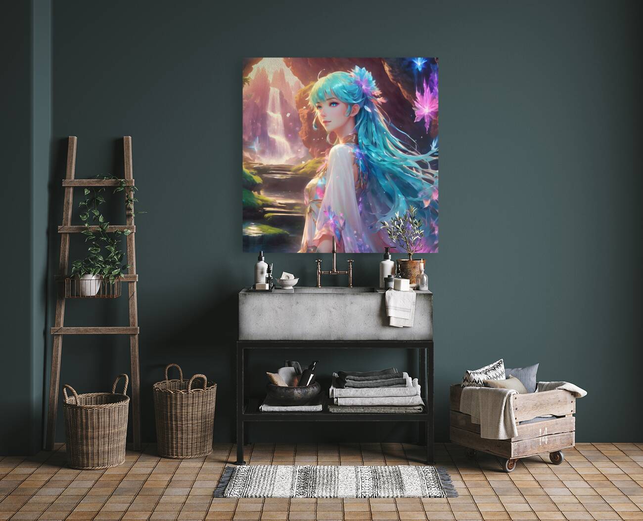 Spirit Girl By ISHISH Reproduction