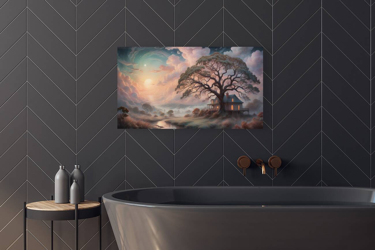 Whispering Clouds By ISHISH Reproduction