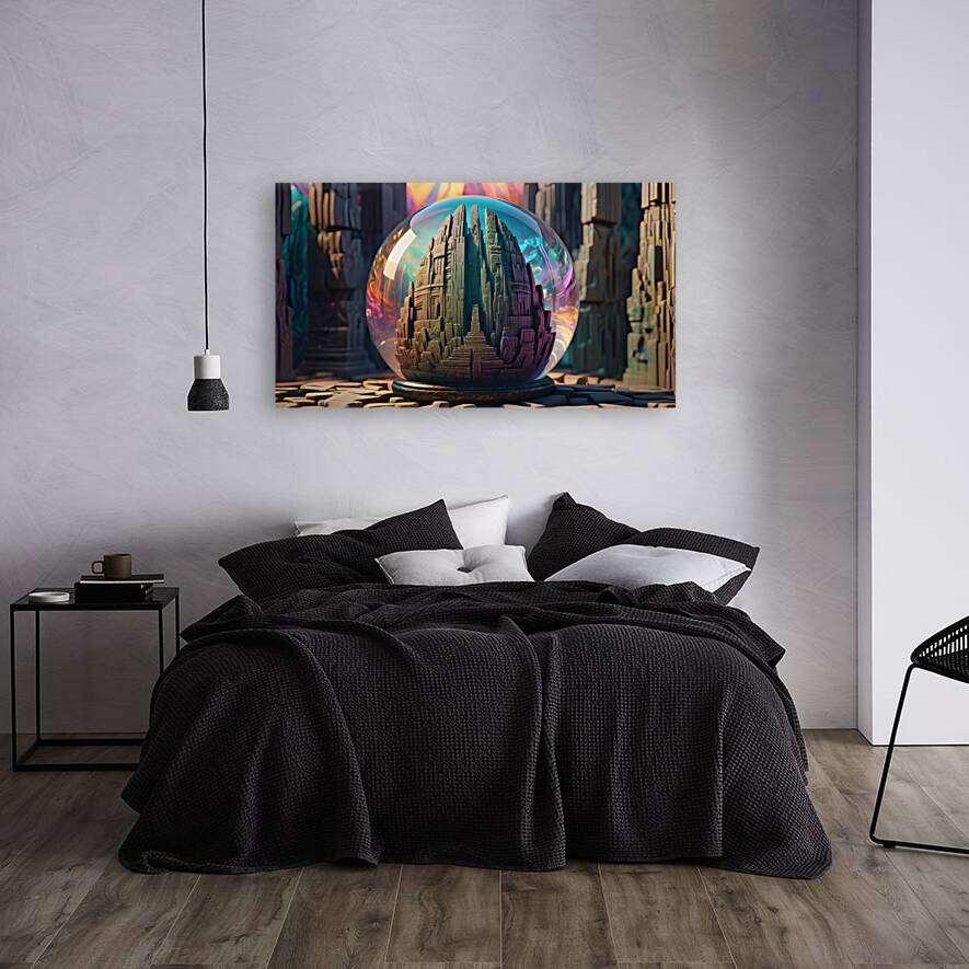 Ancient Stone Monolith Sphere By ISHISH Reproduction