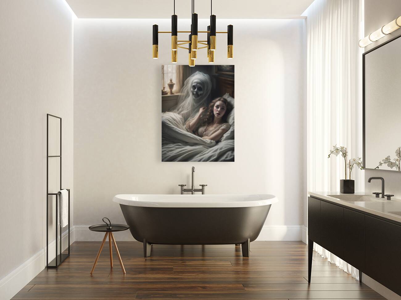 A Spine Chilling Day In Bed By ISHISH Reproduction