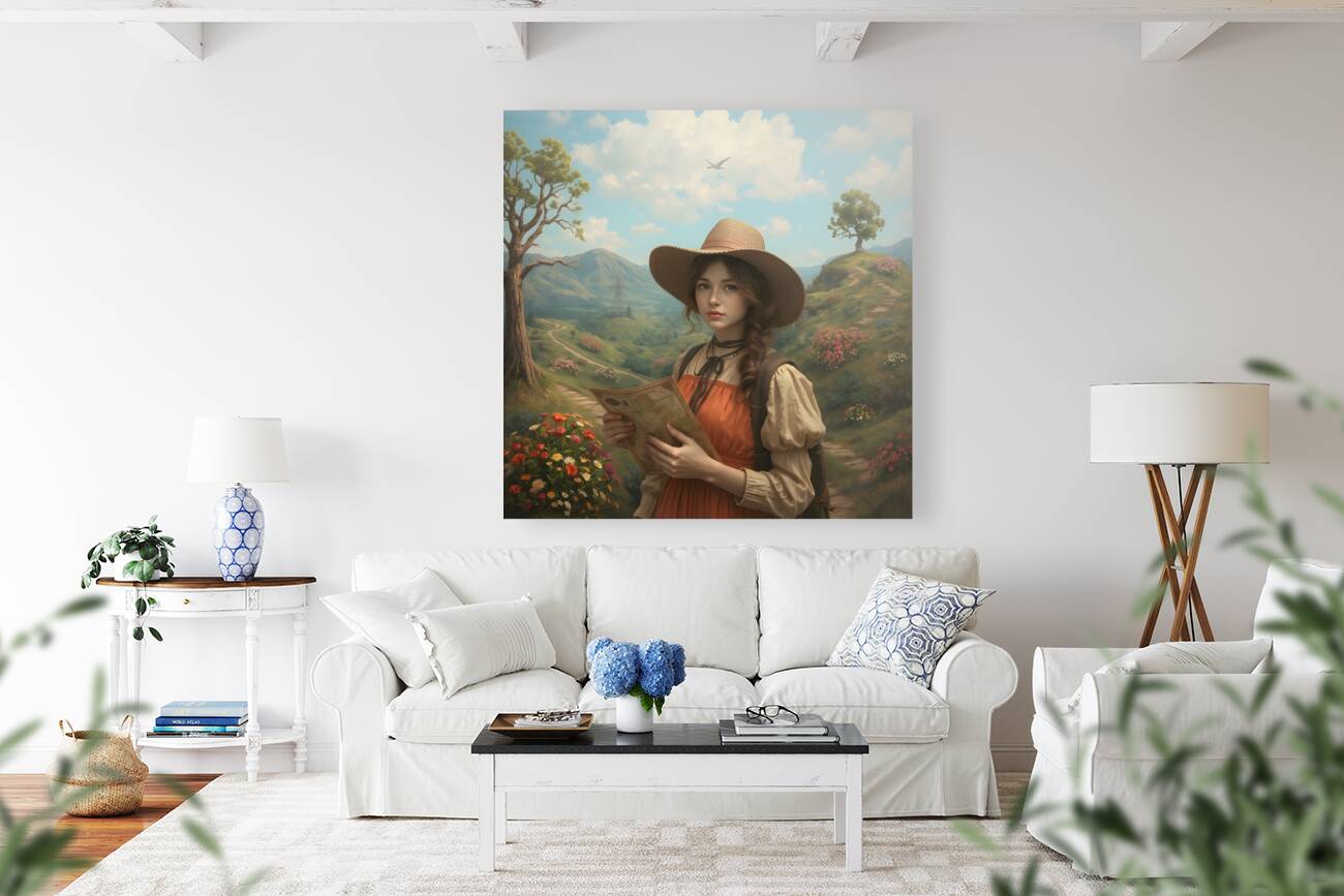 Traveler From an Antique Land By ISHISH Reproduction