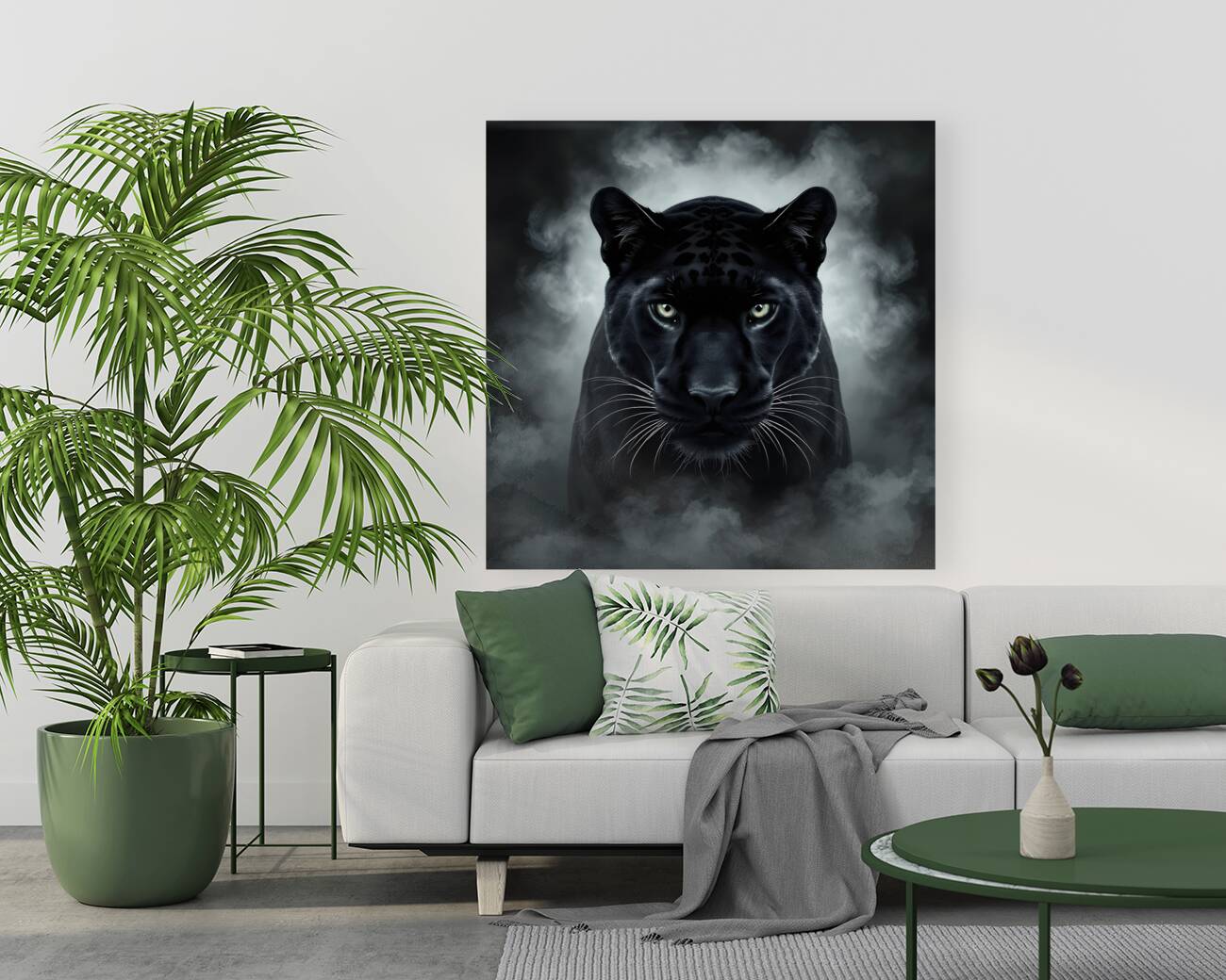 Mysterious Black Panther By ISHISH Reproduction