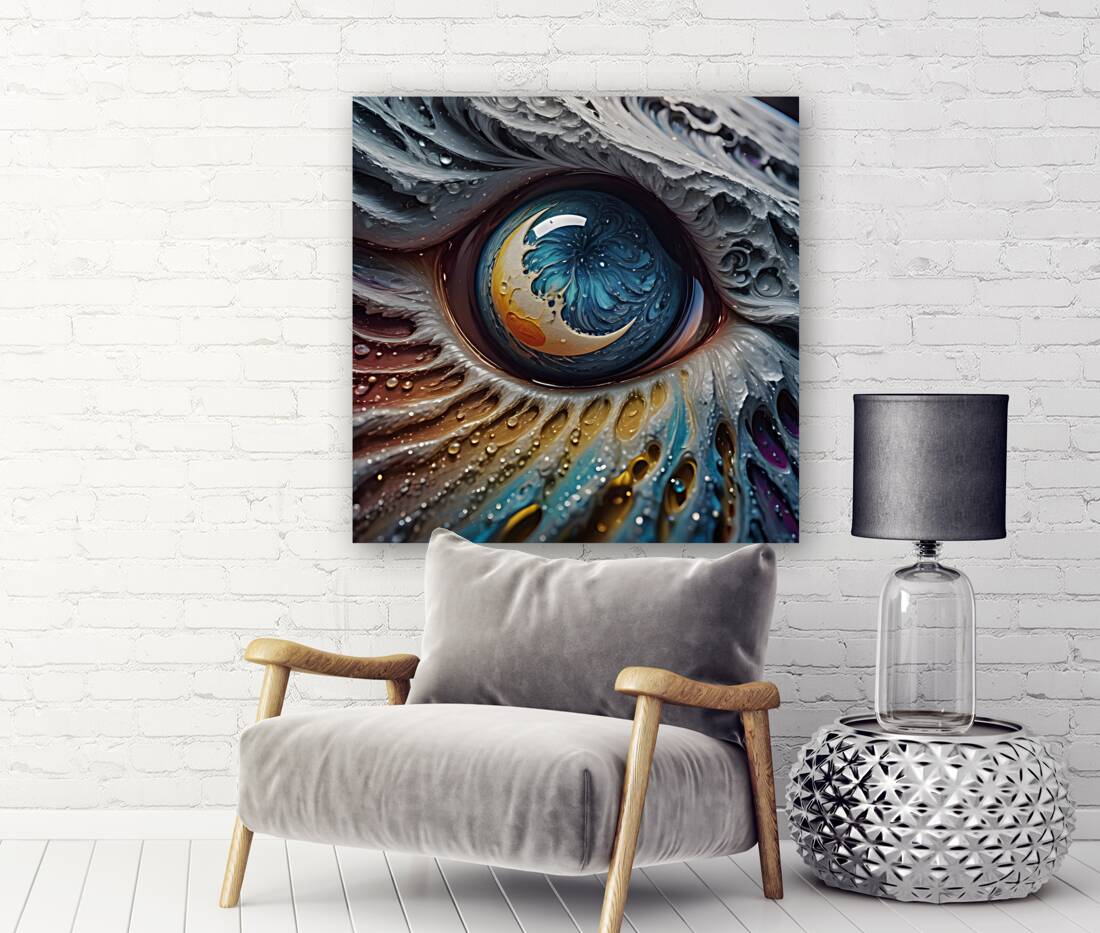 Moon Flood By ISHISH Reproduction