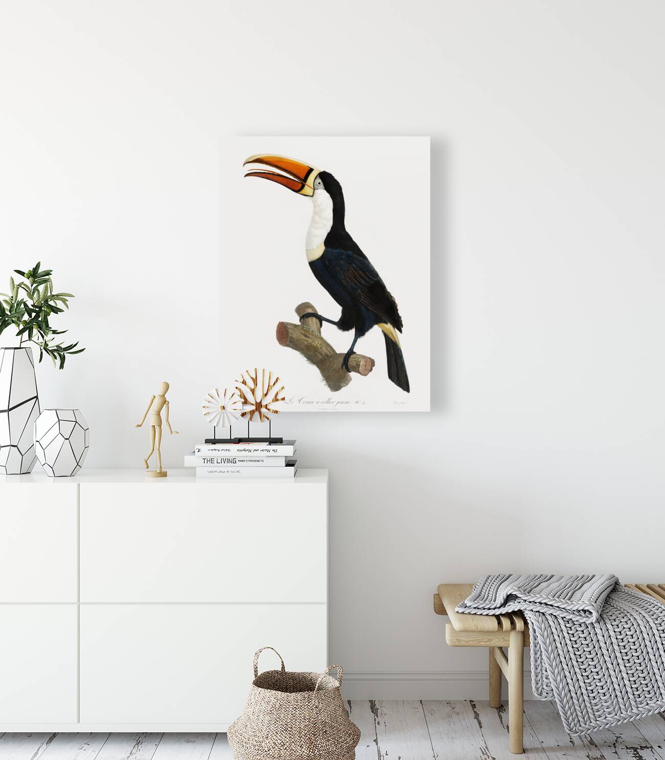 Yellow necklace Toucan  Reproduction