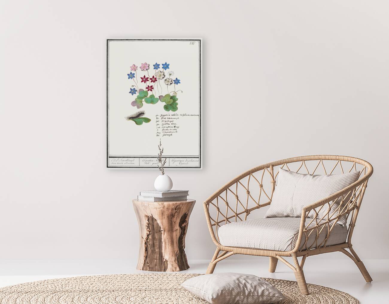 Liverleaf in vintage style Reproduction