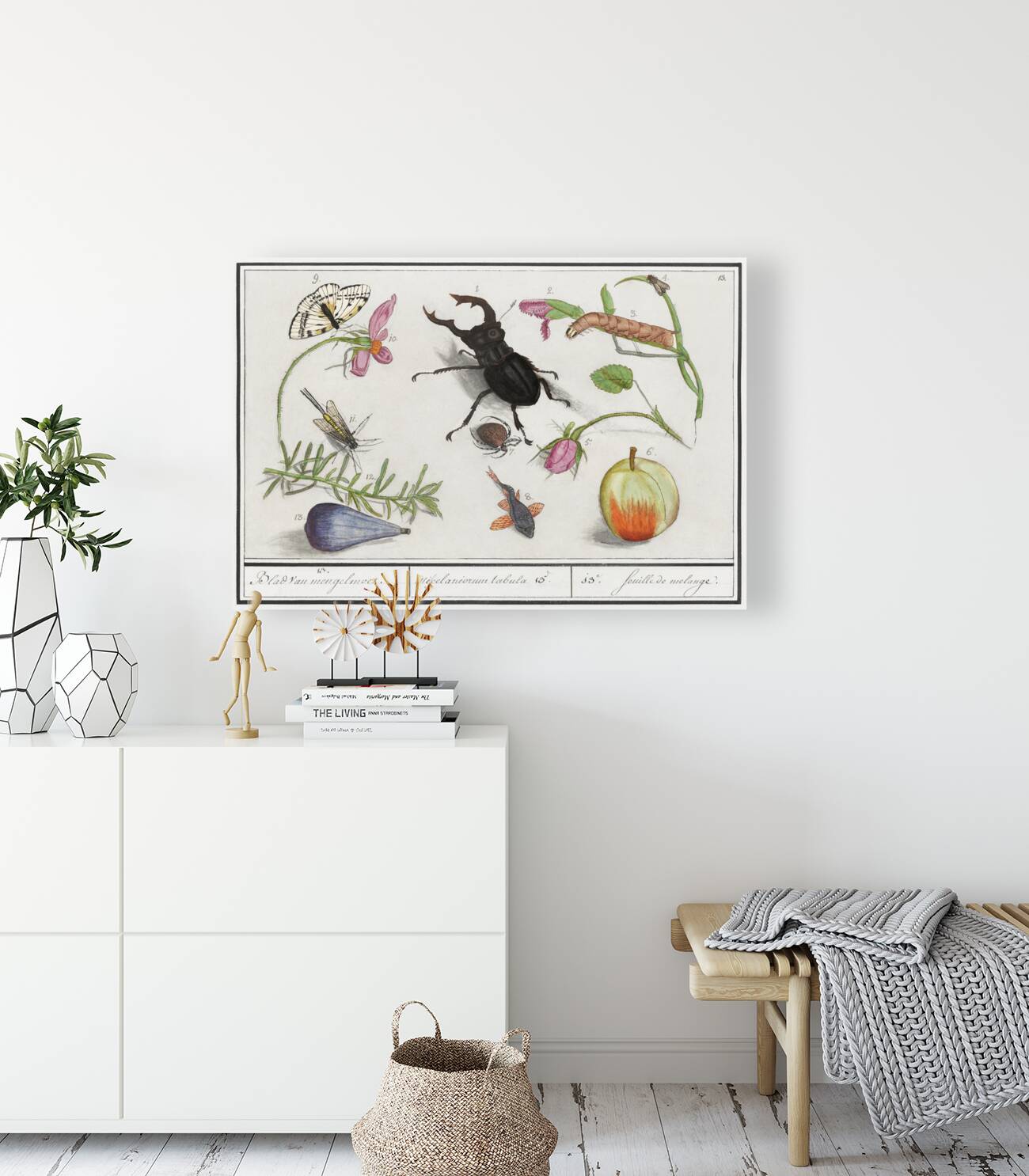 Nature ensemble in vintage style Reproduction