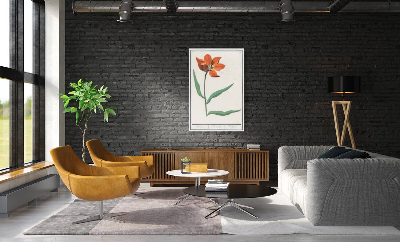 Tulip in vintage style Reproduction