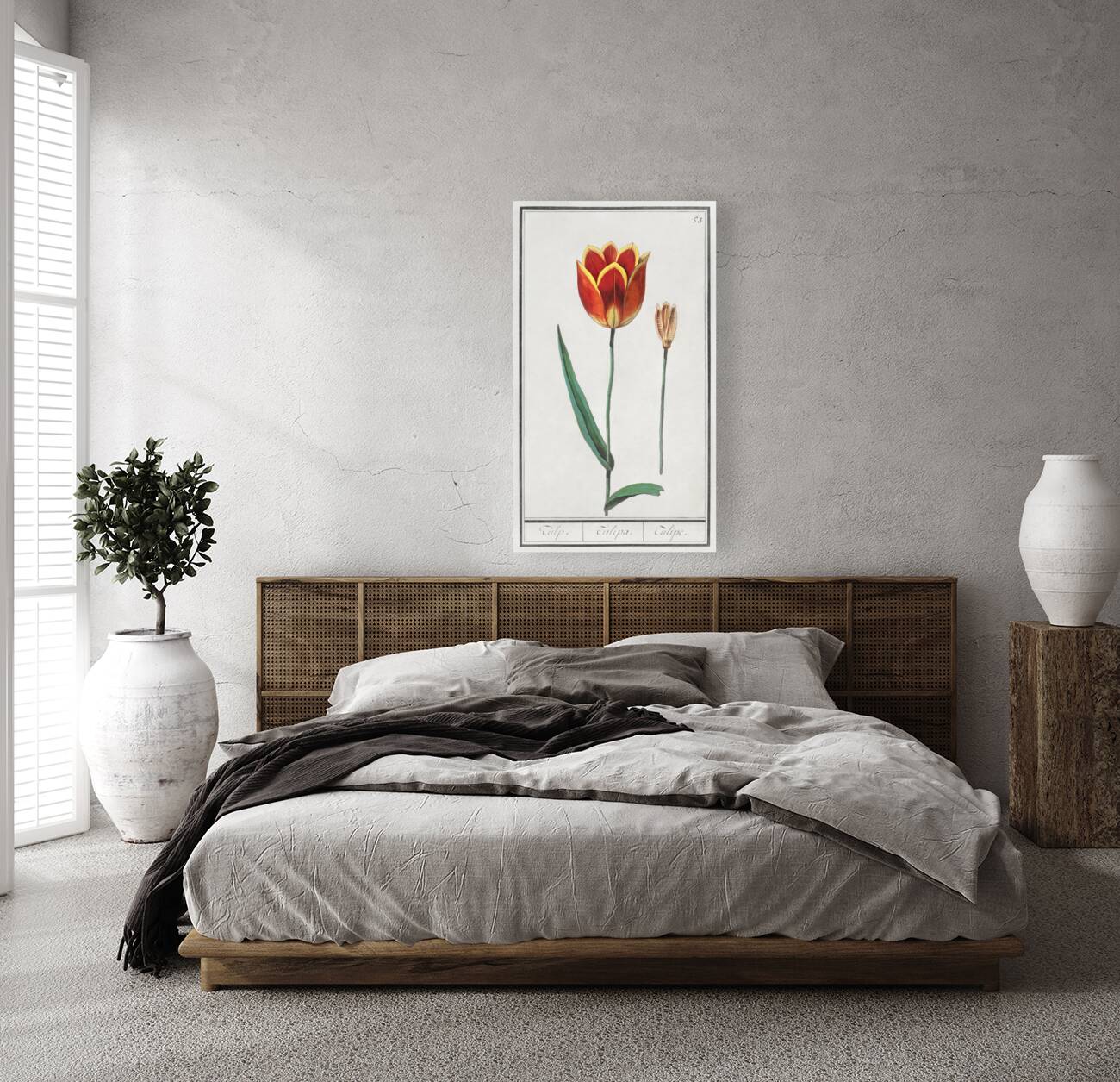 Tulip in vintage style Reproduction