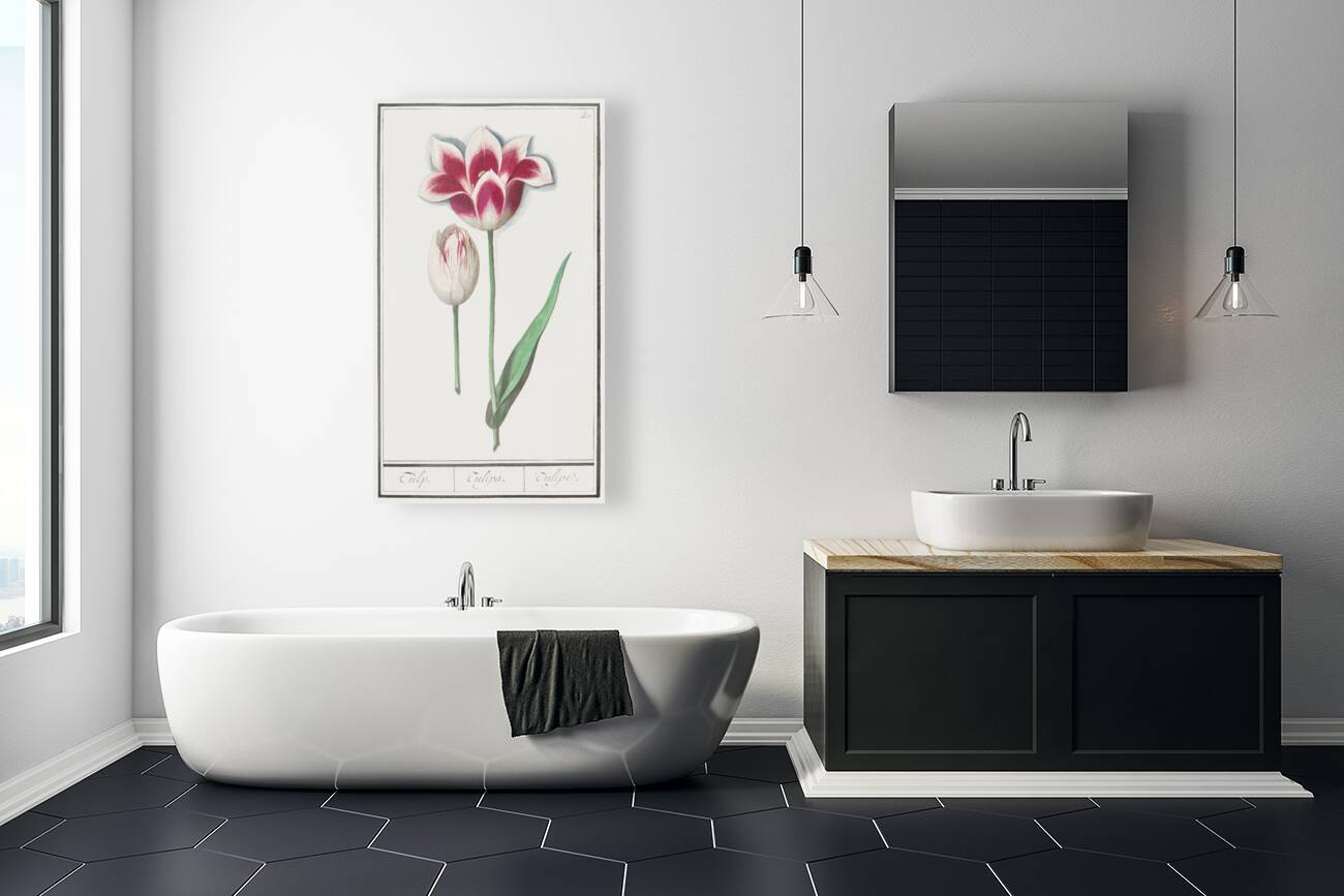 Tulip in vintage style Reproduction