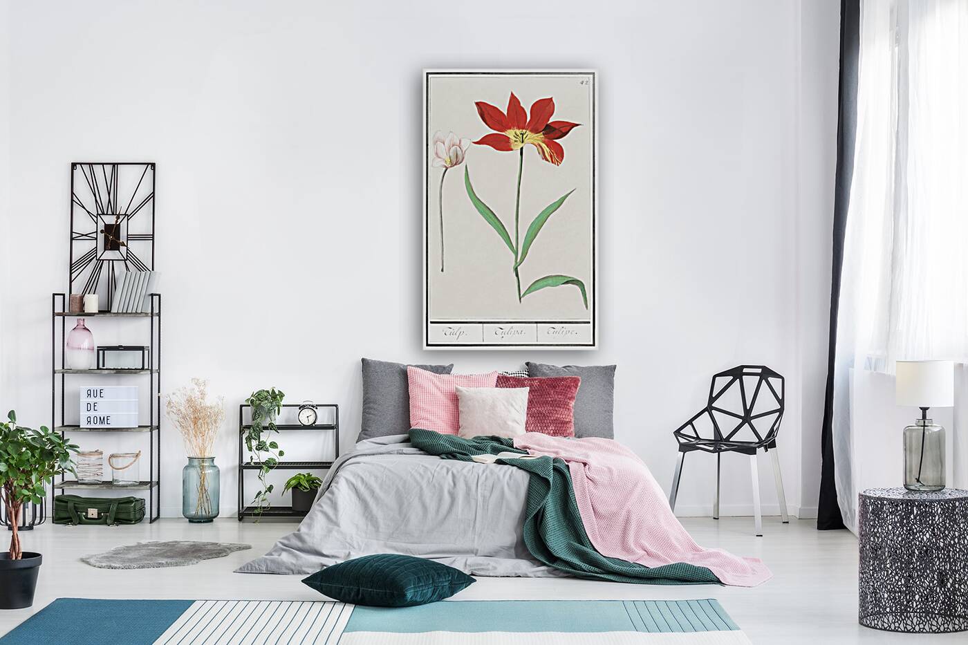 Tulip in vintage style Reproduction