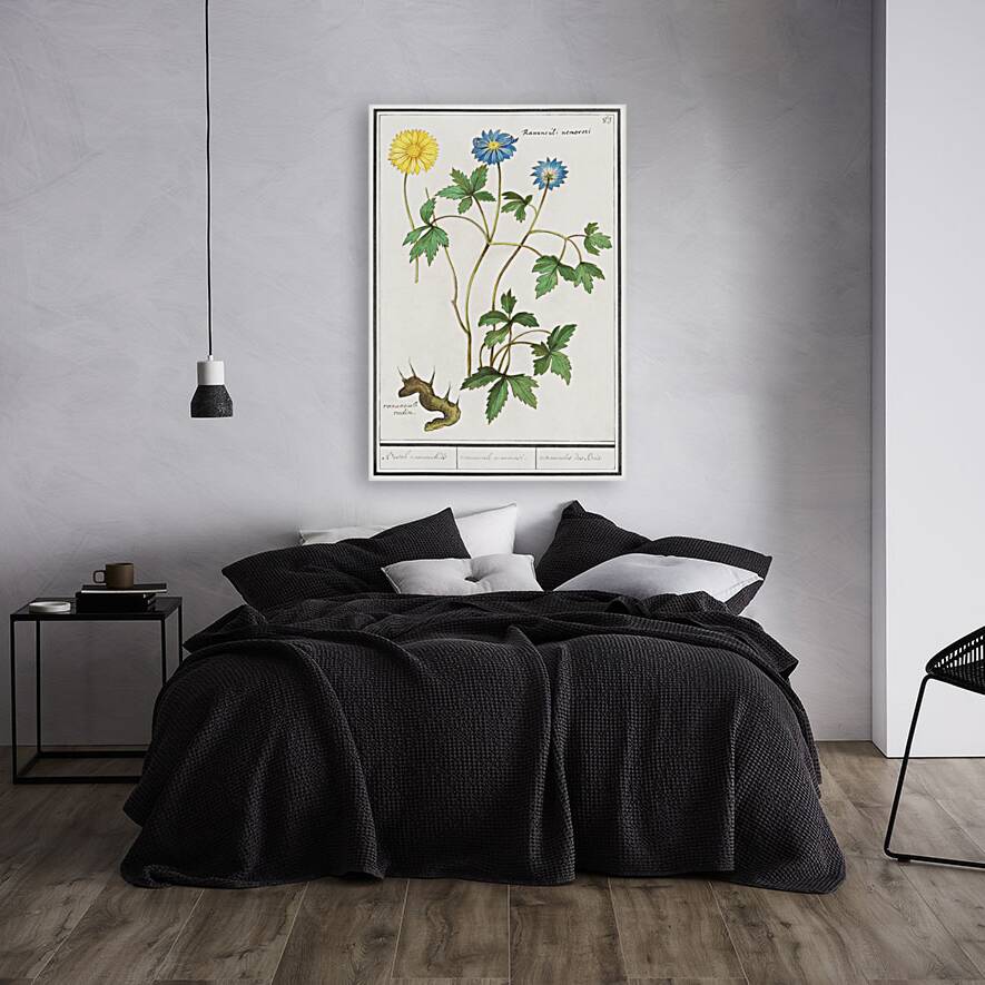 Windflower in vintage style Reproduction