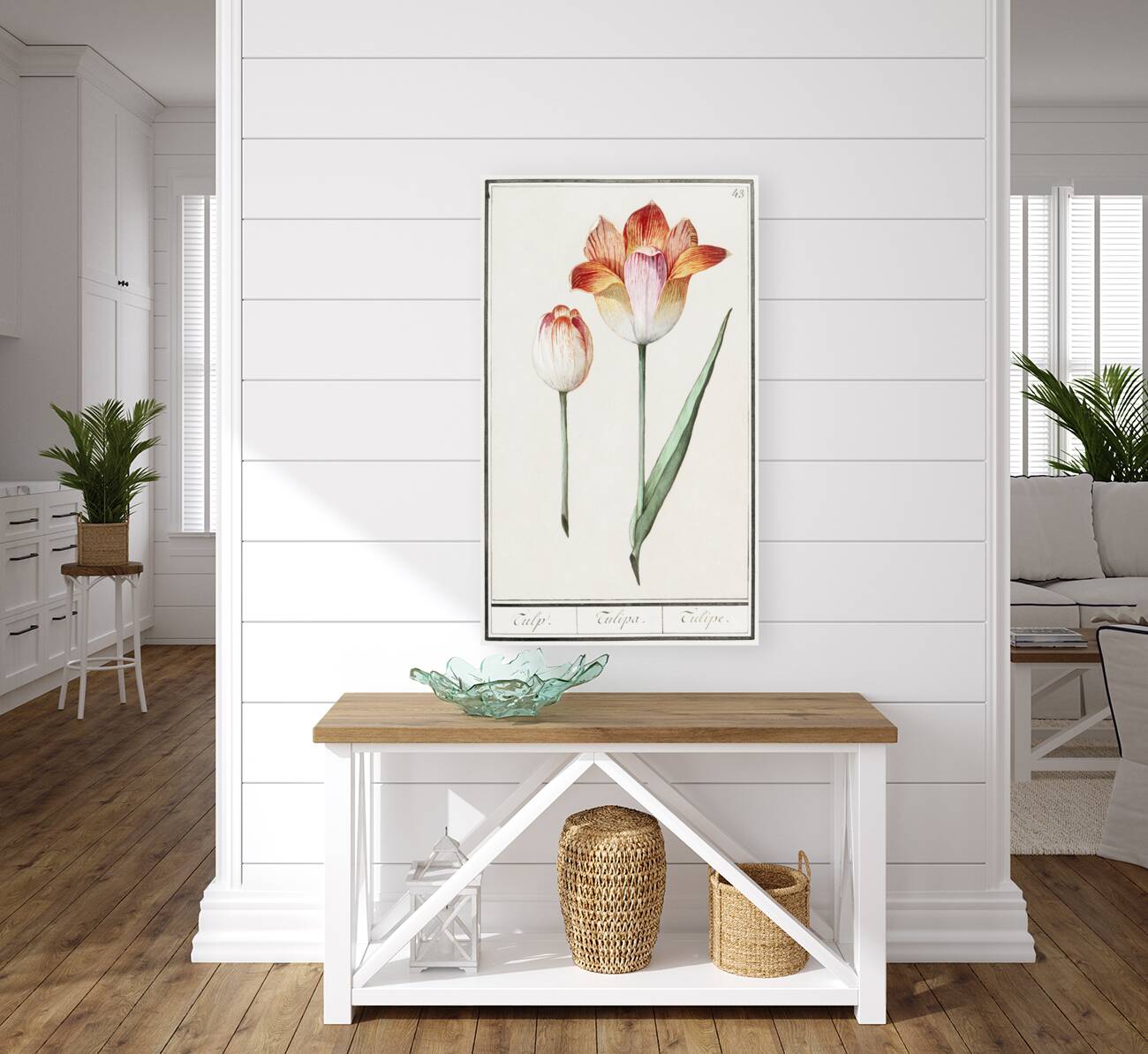 Tulip in vintage style Reproduction