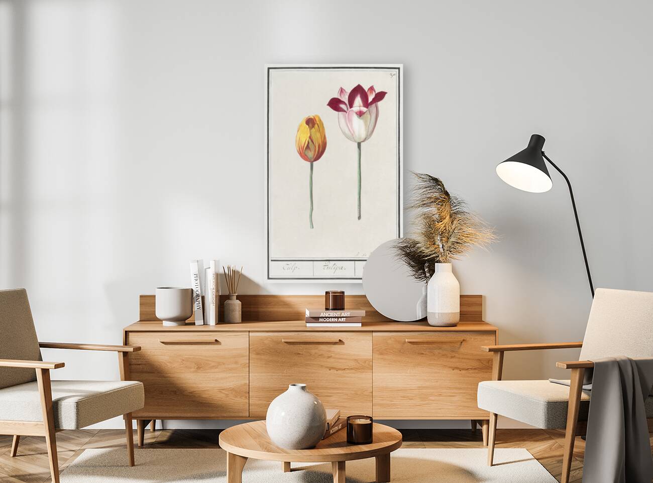 Tulip in vintage style Reproduction