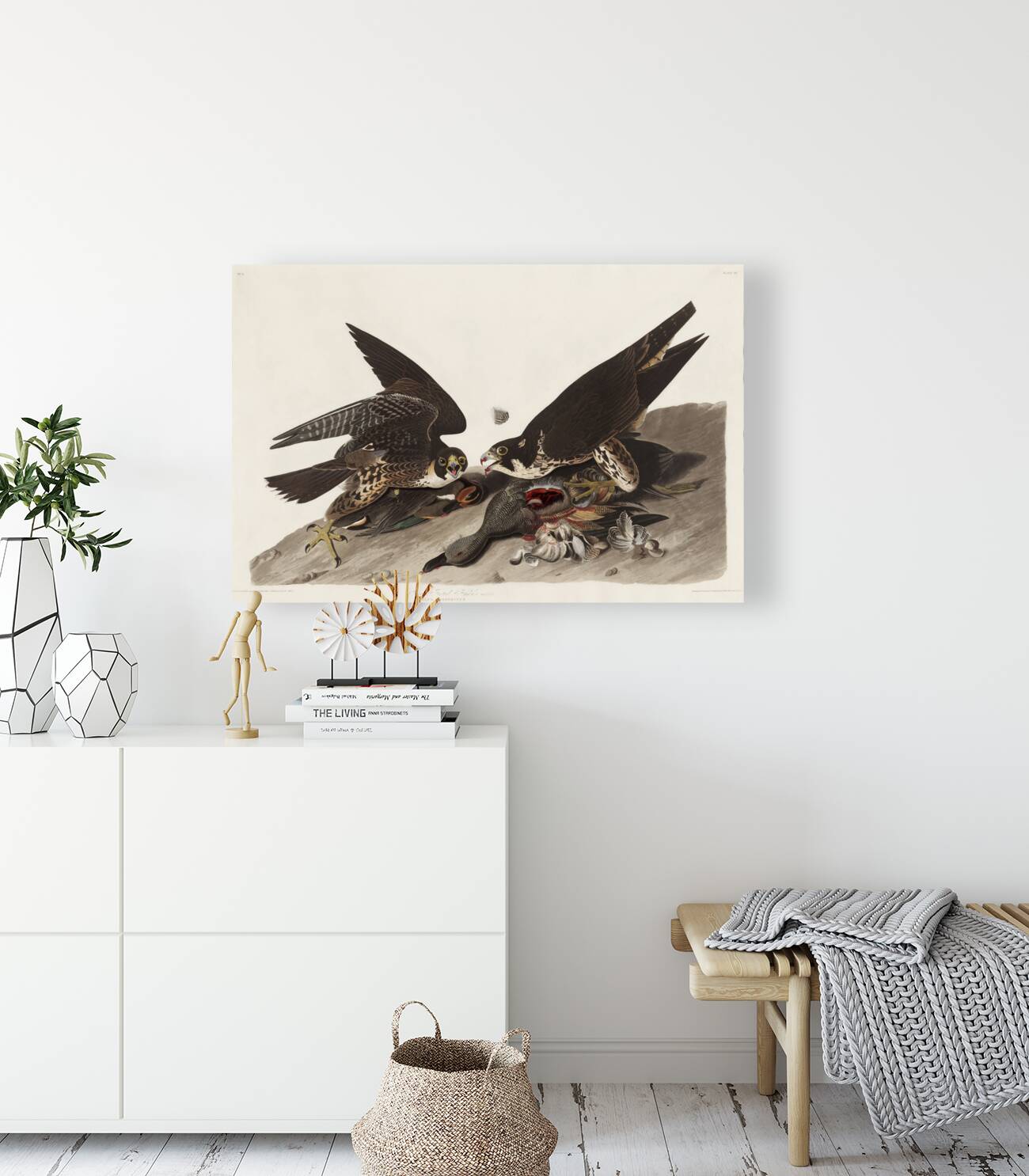 Great Footed Hawk Reproduction