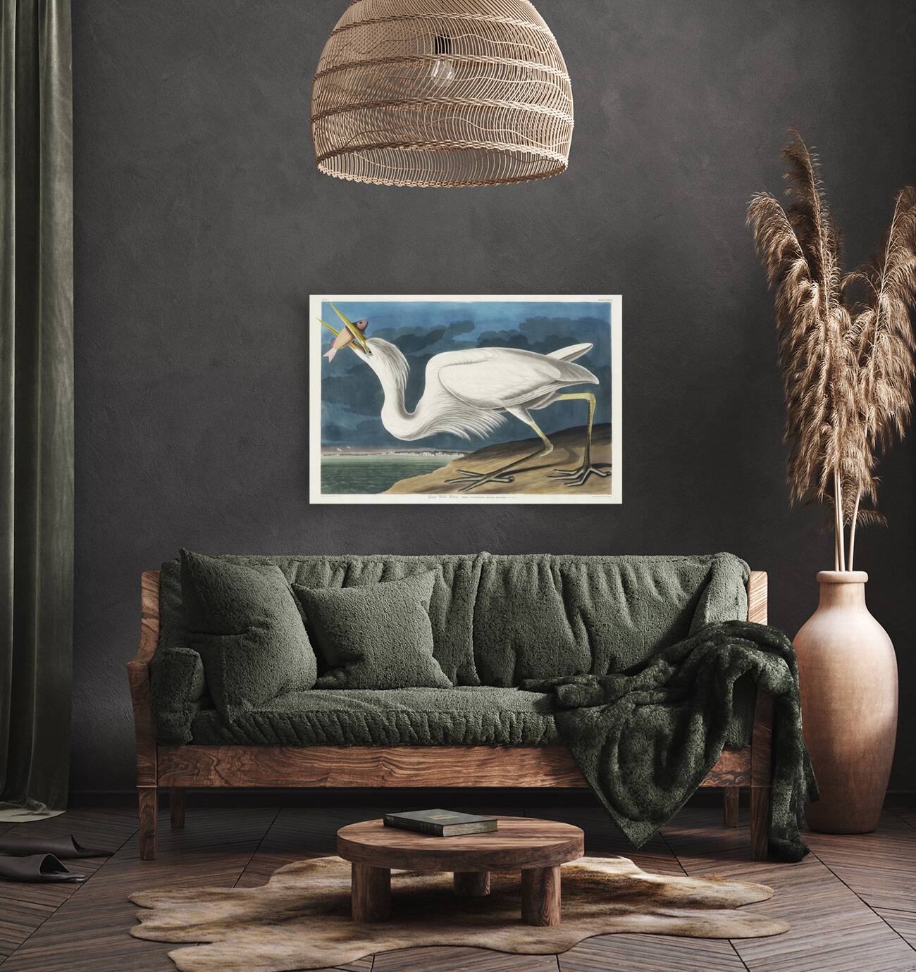 Great White Heron Reproduction