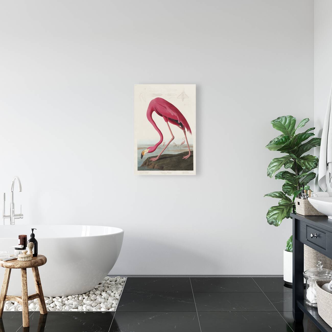 Pink flamingo Reproduction