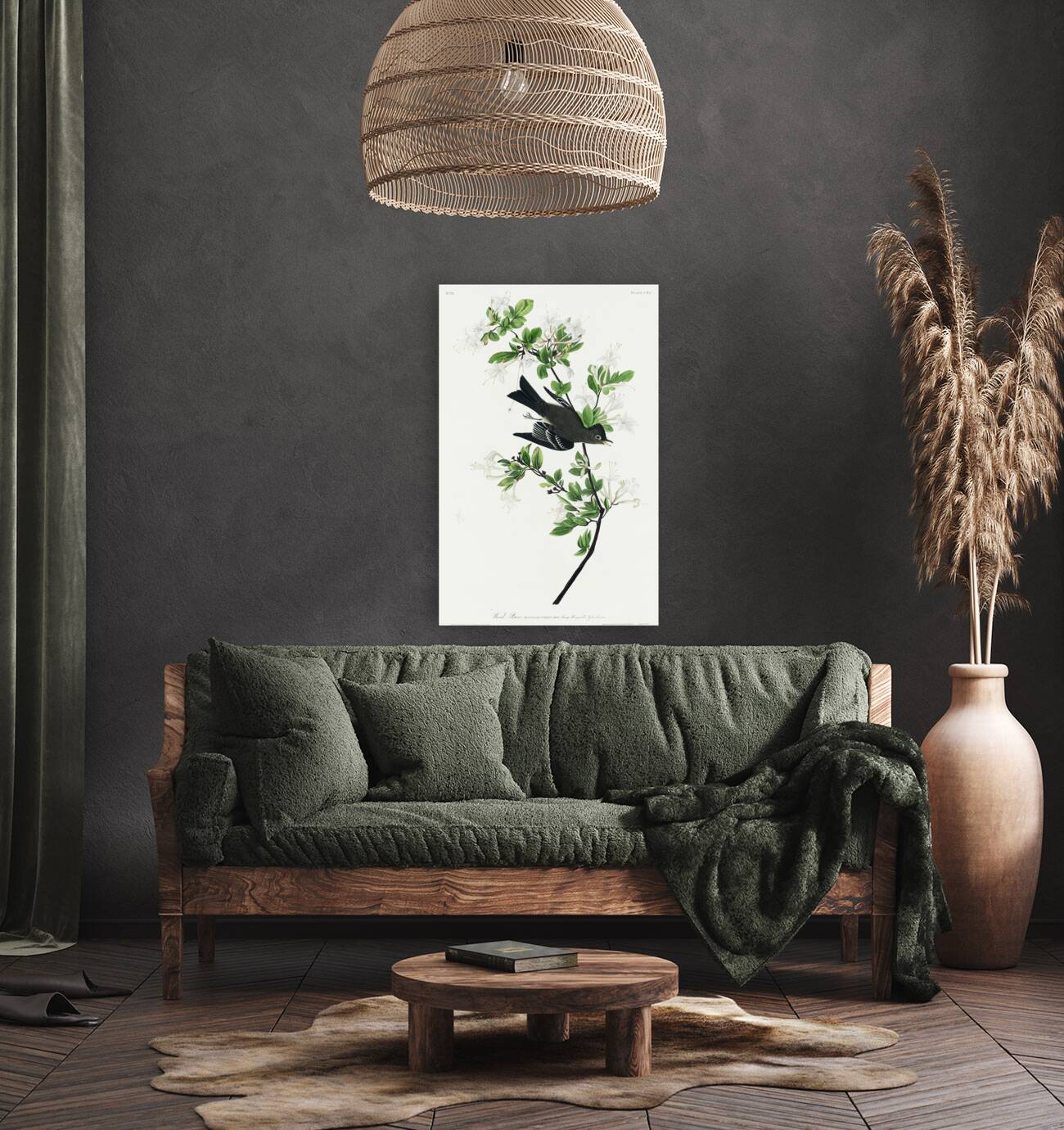 Wood Pewee Reproduction