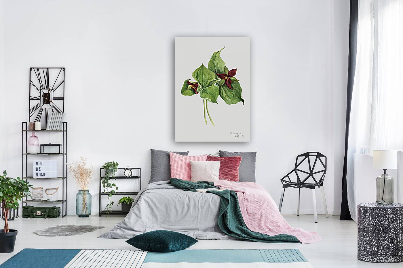 Giant Helleborine Epipactia gigantea 1880 Reproduction