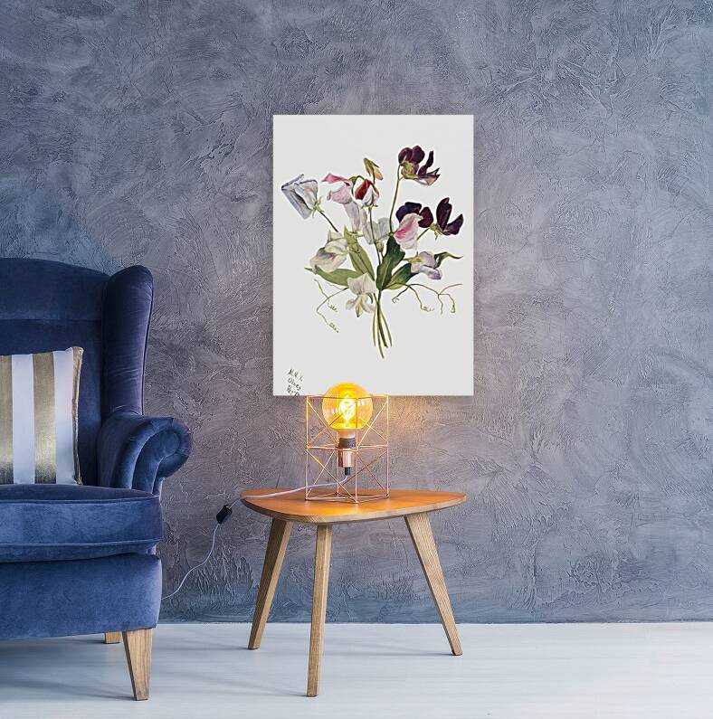 Flower Study 1886 Reproduction