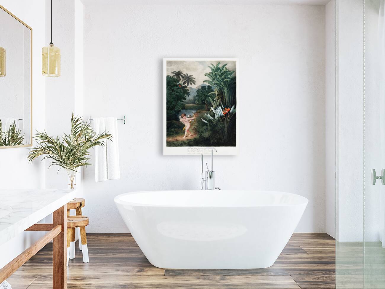 Cupid Inspiring Plants with Love Reproduction