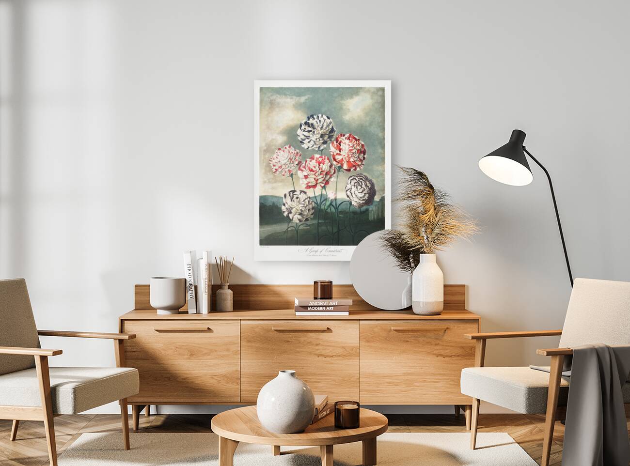 A Group of Carnations Reproduction