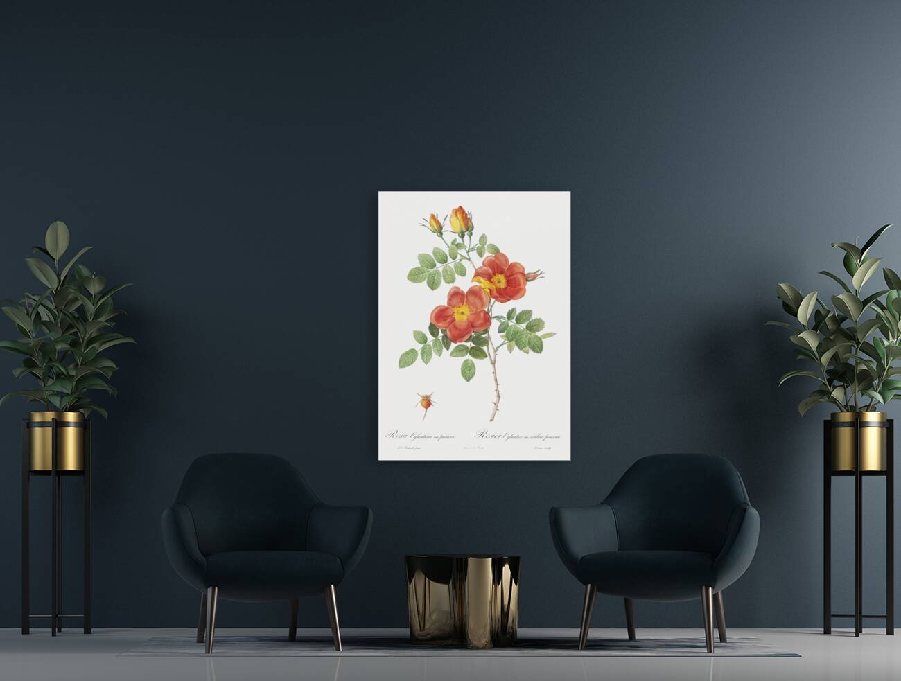 Vintage Austrian Briar rose Reproduction