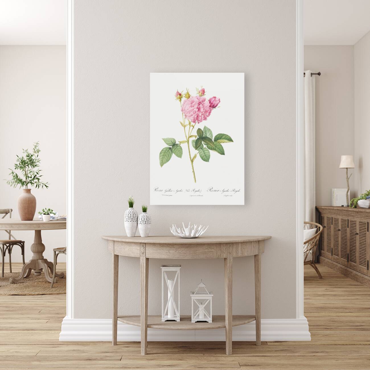 Pink Agatha rose Reproduction