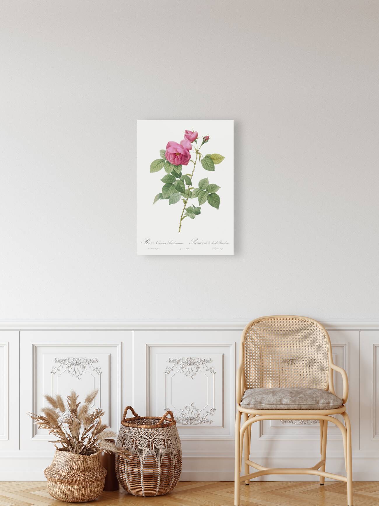 Pink bourbon roses Reproduction