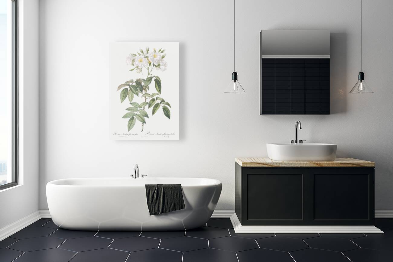 Blooming musk roses Reproduction