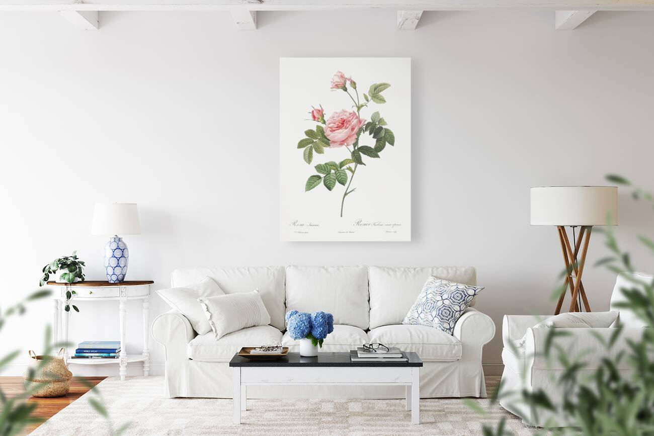 Pink rose turbine Reproduction