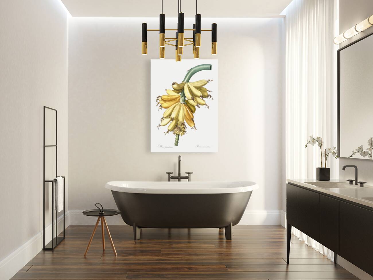 Banana illustration  Reproduction