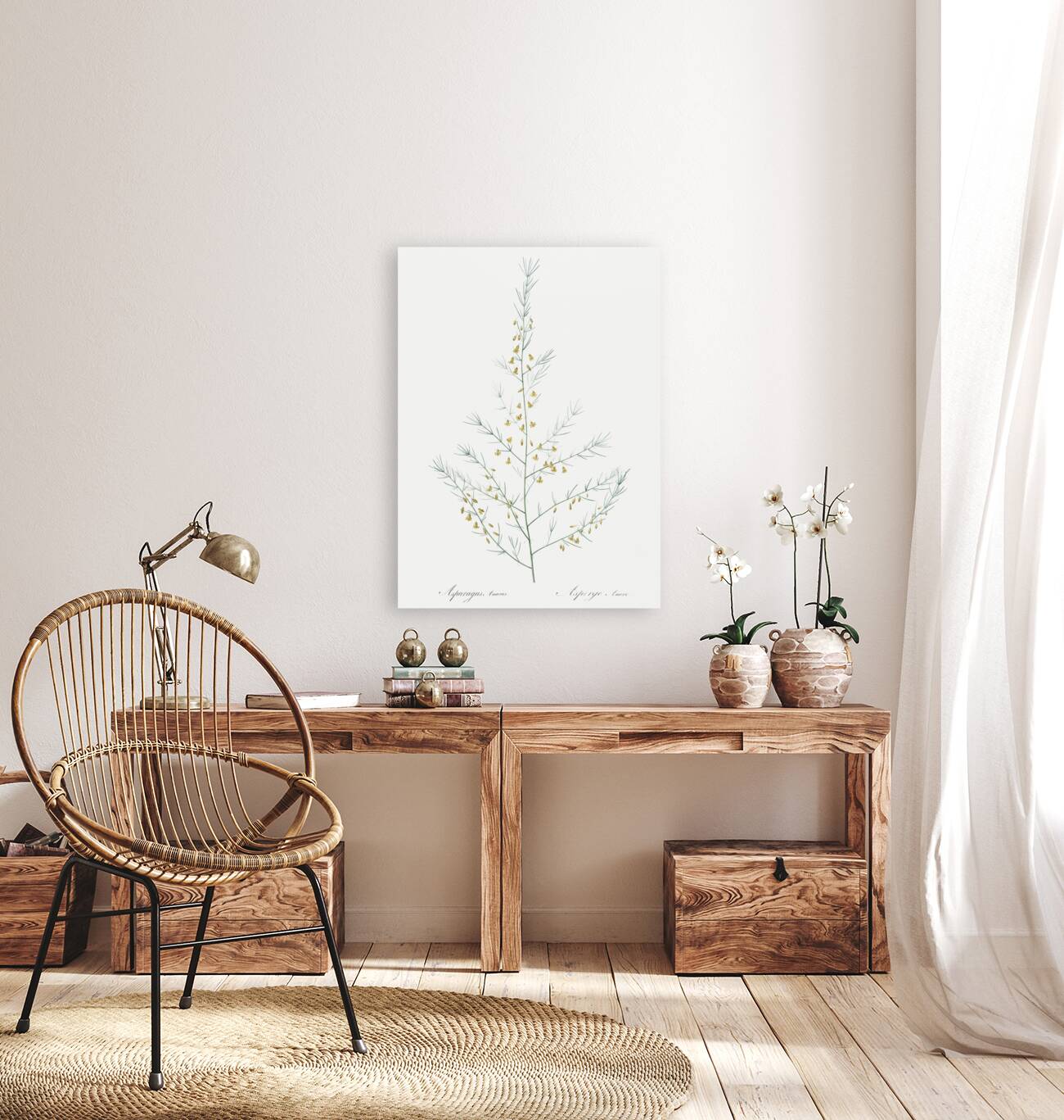 Sea asparagus illustration  Reproduction