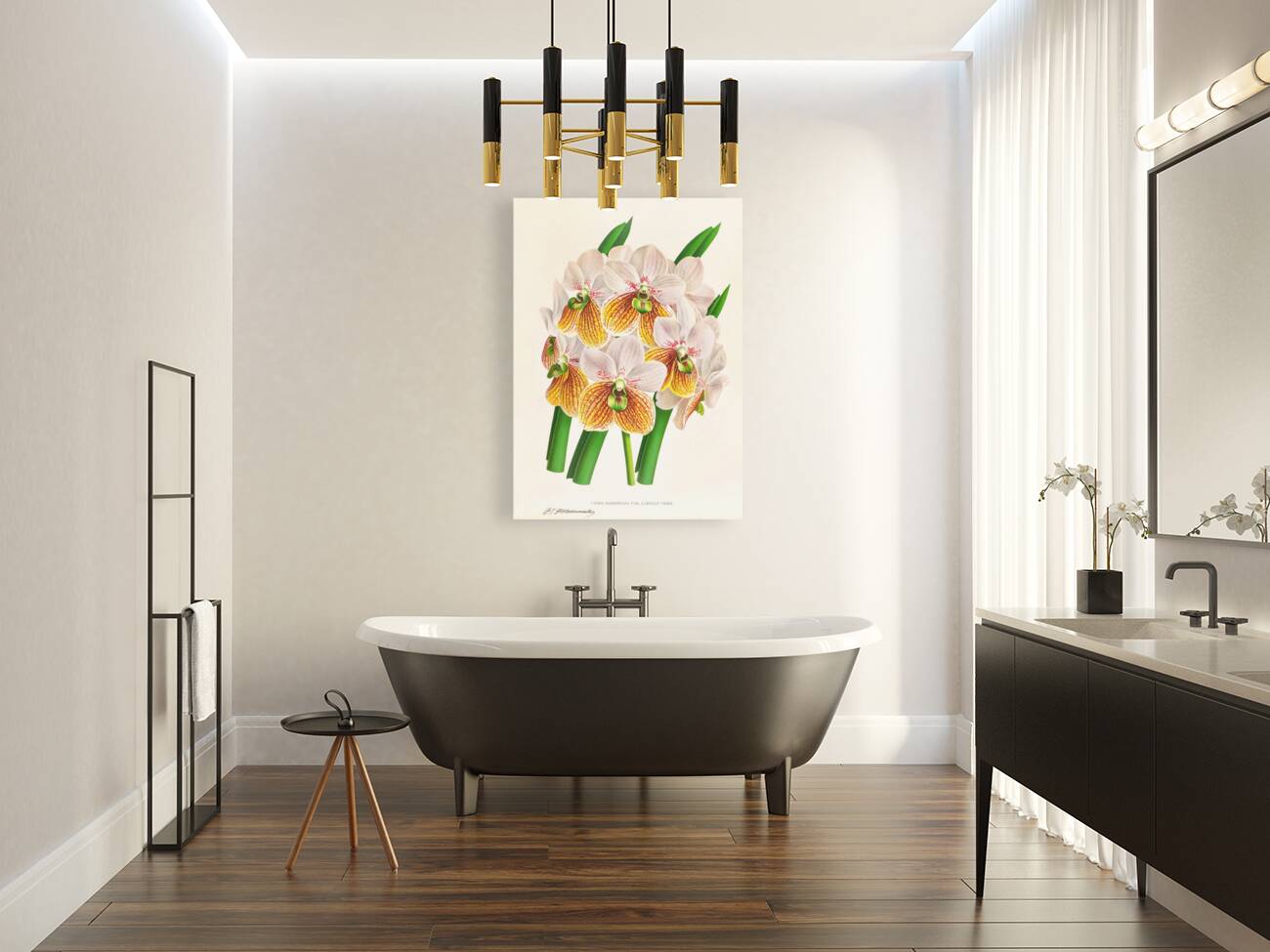 Vanda Sanderiana var Labello Viridi Reproduction