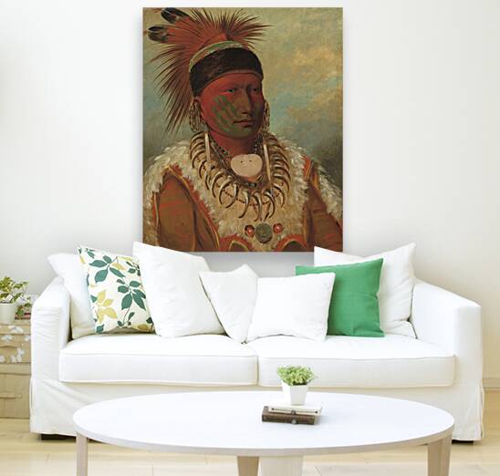 The White Cloud Head Chief of the Iowas 1844-1845 Reproduction