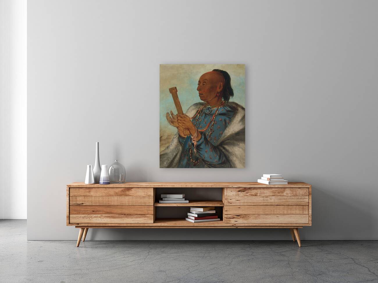 Ah-Tón-We-Tuck Cock Turkey Repeating His Prayer 1830 Reproduction