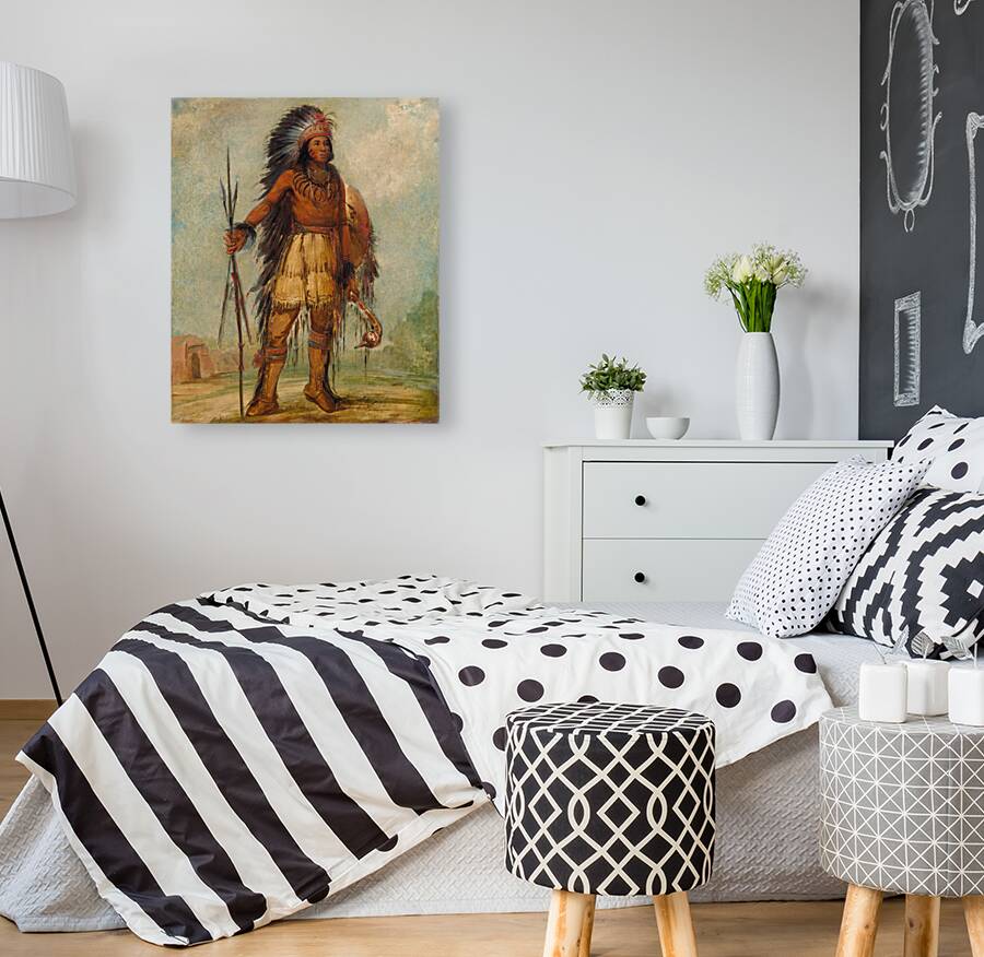 A-Wun-Ne-Wa-Be Bird of Thunder 1845 Reproduction