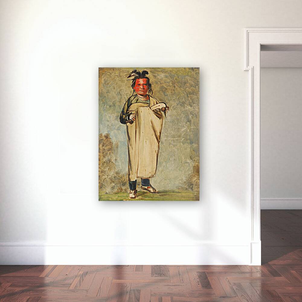 Káw-Kaw-Ne-Chóo-A a Brave 1828 Reproduction