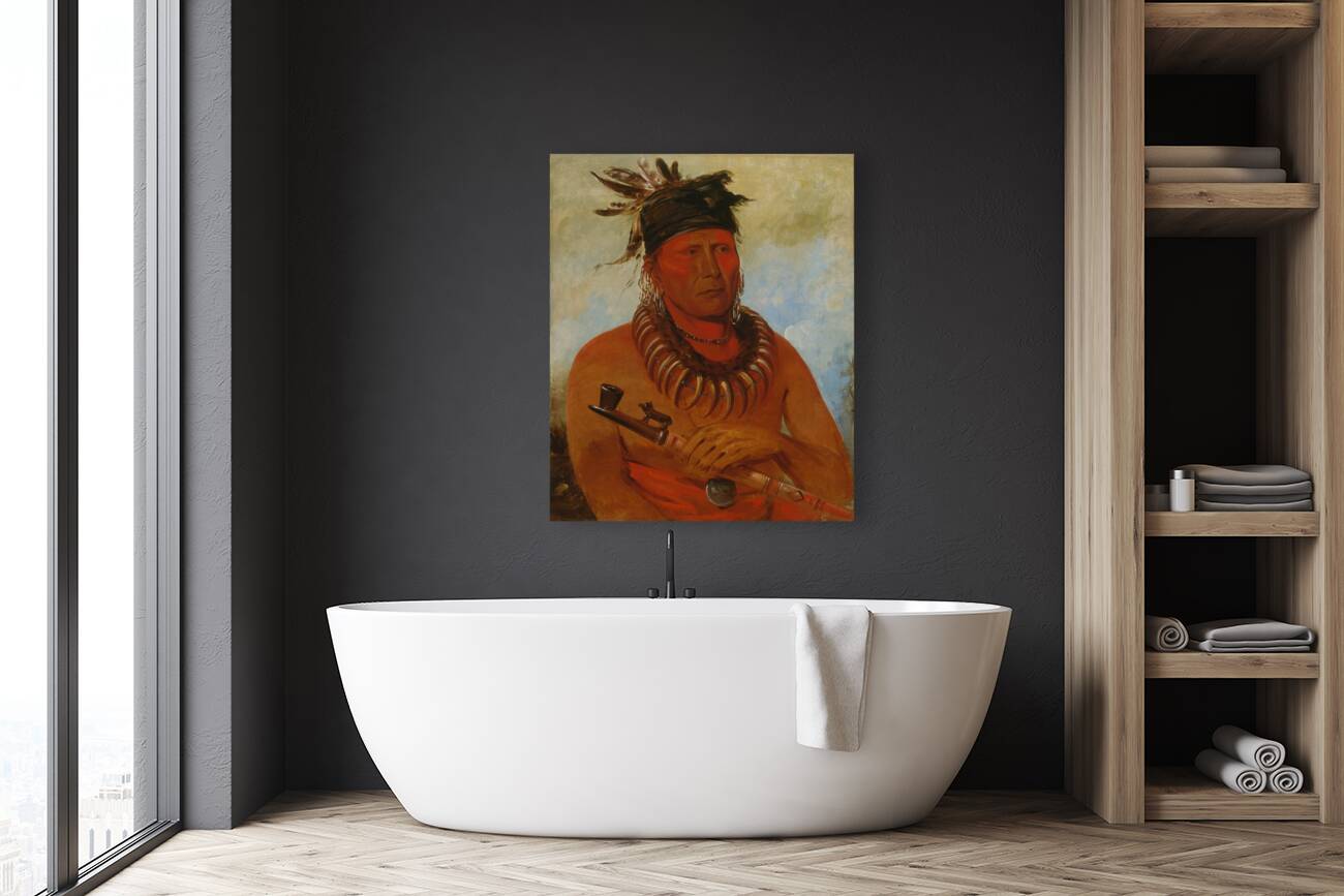 Háw-Che-Ke-Súg-Ga He Who Kills The Osages Chief of The Tribe 1832 Reproduction