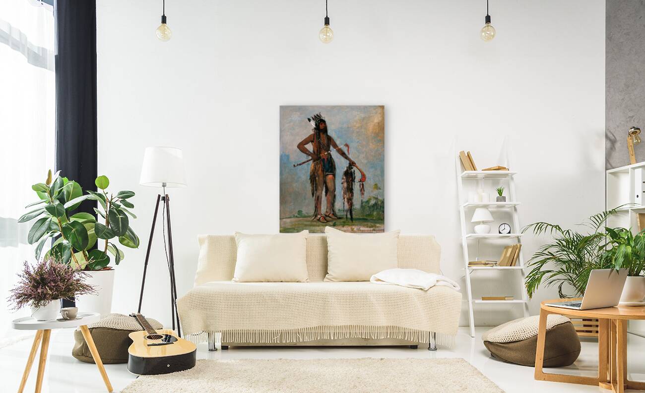 Ka-Bés-Hunk He Who Travels Everywhere a Warrior 1835 Reproduction