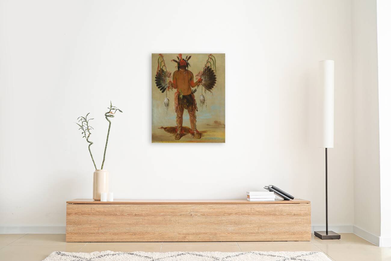 Mah-Tó-He-Ha Old Bear a Medicine Man 1832 Reproduction